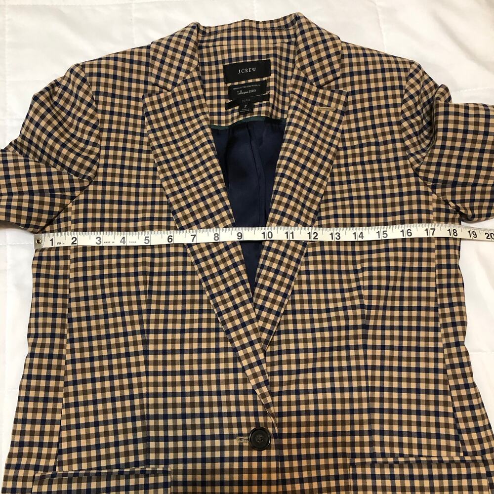 J. Crew Alfie Italian Wool Plaid Blazer - Picture 9 of 11
